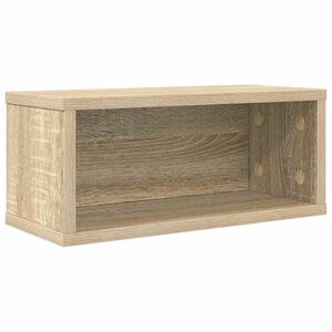 vidaXL CD-s&auml;ilytyshylly Sonoma-tammi 40 x 17 x 17 cm Tekninen puu