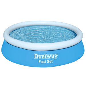 Bestway Fast Set t&auml;ytett&auml;v&auml; uima-allas py&ouml;re&auml; 183x51 cm sininen