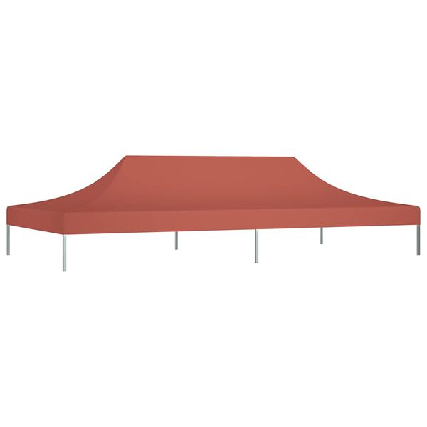 vidaXL Juhlateltan katto 6x3 m terrakotta 270 g/m²