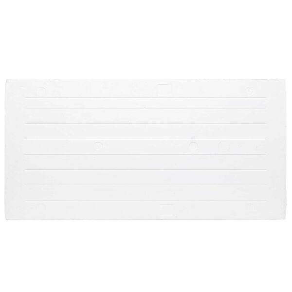 vidaXL Sein&auml;paneelit 10 pcs Punainen 100 x 50 cm EPS vaahtomuovi