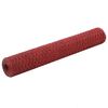 vidaXL Kanaverkko ter&auml;s PVC pinnoitteella 25x1 m punainen