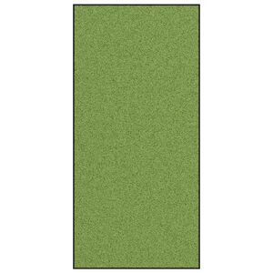 vidaXL Ovenmatto Vihre&auml; ja musta 120 x 250 cm 100% polyamidi