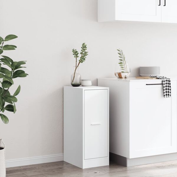 vidaXL Apteekkarikaappi valkoinen 30x41x77,5 cm tekopuu