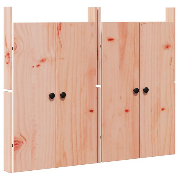 vidaXL Keitti&ouml;n ovi MEPPEL 2 pcs Ruskea 50 x 9 x 82 cm