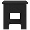 vidaXL Sohvapöytä Musta tammi. 40 x 40 x 42 cm Tekninen puu