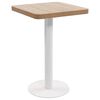vidaXL Bistrop&ouml;yt&auml; vaaleanruskea 50x50 cm MDF