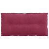 vidaXL Selk&auml;tyyny Viininpunainen 100 x 50 cm Korduroikangas
