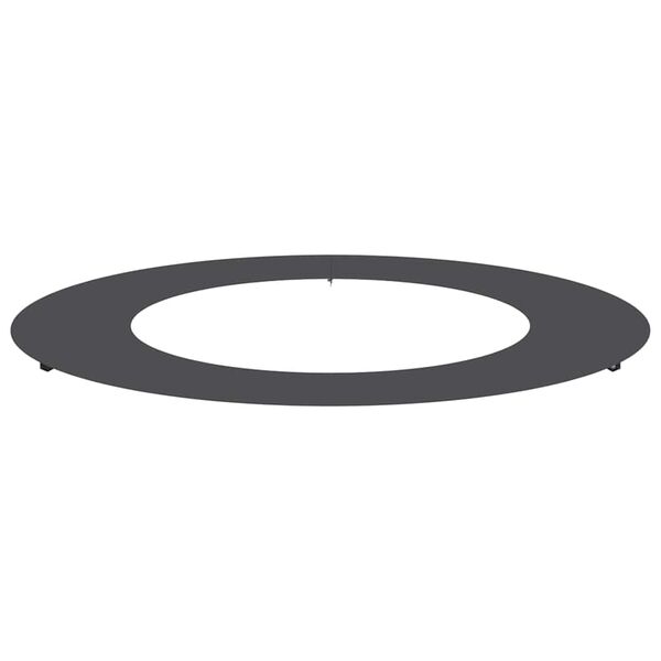 vidaXL sopiva Litte&auml;lle puu rengalle Musta &Oslash;50 / 80 cm Ter&auml;s