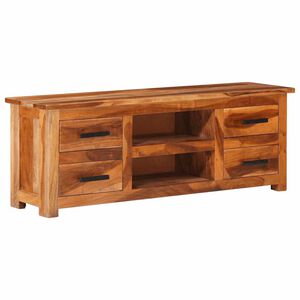 vidaXL TV-taso 110x30x40 cm massiivipuu