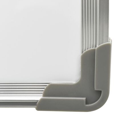 vidaXL Magneettinen kuivapyyhittävä tussitaulu valk. 50x35 cm teräs
