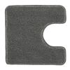 430246 Kleine Wolke Toilet Rug "Relax" 55x55cm Anthracite Grey