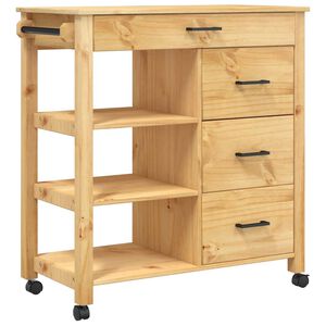 vidaXL Keitti&ouml;vaunu MONZA 84x40x88,5 cm t&auml;ysi m&auml;nty