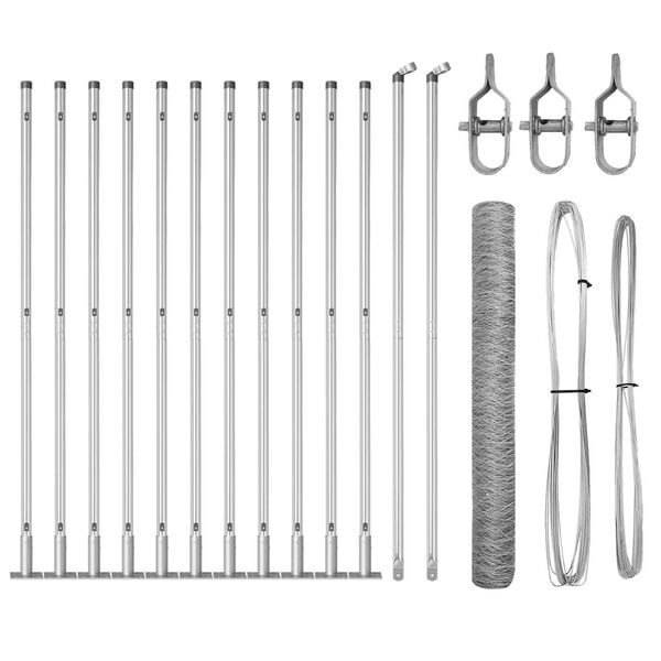 vidaXL Aitalatu Hopea 25 x 1,2 m (36 mm verkko) Ter&auml;s