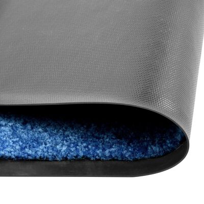 vidaXL Ovimatto pestävä sininen 40x60 cm