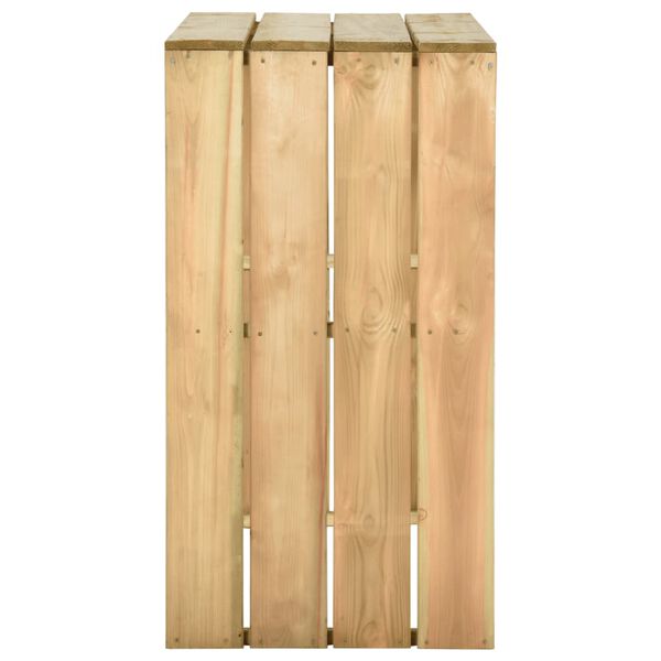 vidaXL Baarip&ouml;yt&auml; 100x60x110 cm kyll&auml;stetty m&auml;nty