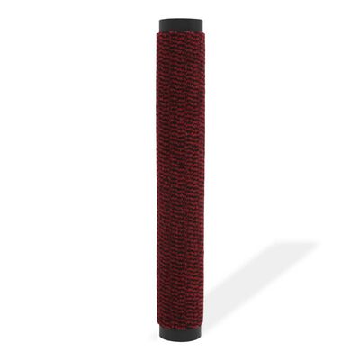 vidaXL Kuramatto suorakulmainen nukkapinta 60x90 cm punainen