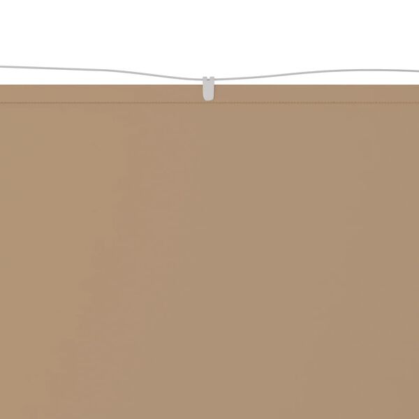 vidaXL Pystymarkiisi harmaanruskea 140x420 cm Oxford kangas