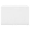 vidaXL 3-osainen Sohvap&ouml;yt&auml;sarja valkoinen 60x60x30 cm tekninen puu