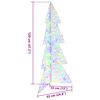 vidaXL Joulukuusi 100 LED-valoilla Monivärinen 120 cm Akryyli