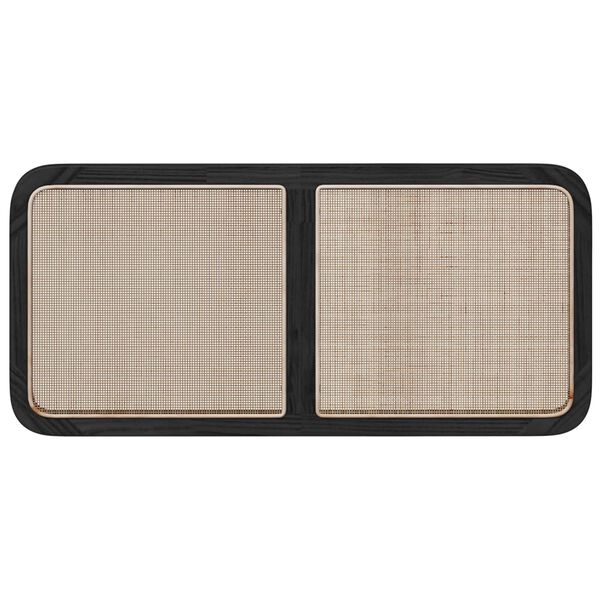 vidaXL P&auml;&auml;tylevy p&auml;&auml;tyll&auml; Musta 120 x 55 x 3 cm Rottinki