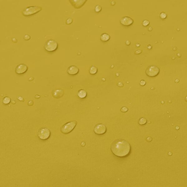 vidaXL Vedenkest&auml;v&auml; Tukeva Pitk&auml; Sadetakki Hupulla Keltainen XL