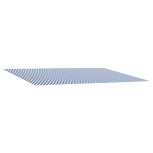 vidaXL Markiisin vaihtokangas Sininen ja valkoinen 300 x 250 cm