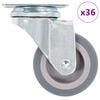 vidaXL Rullapy&ouml;r&auml;t 36 kpl 50 mm