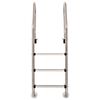vidaXL Uima-altaan tikkaat 3 askelmaa 120 cm ruostumaton 304 ter&auml;s