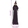 vidaXL Halloween Puhuva Noita Violetti 216 x 125 cm Polyesteri