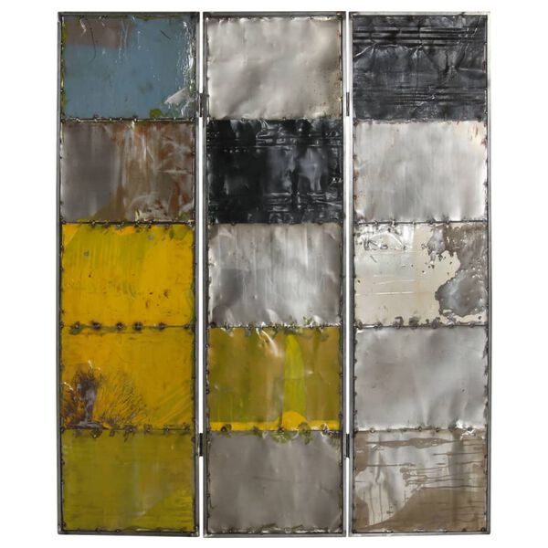 vidaXL Tilanjakaja monivärinen 45x17x167 cm rauta