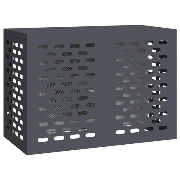 vidaXL Ilmastointilaitteen suoja Antrasiitti 100 x 50 x 70 cm Ter&auml;s