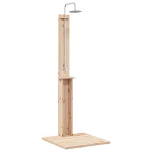 vidaXL Ulko-suihku 206 cm T&auml;ysi m&auml;nty ja ruostumaton ter&auml;s