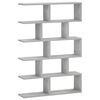 vidaXL Sein&auml;hylly Betoninharmaa 70 x 17 x 101 cm Tekninen puu