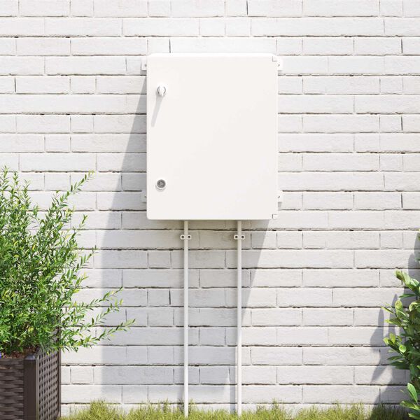 vidaXL Ohjauskabinetti Harmaa 47 x 20 x 60 cm ABS-muovi