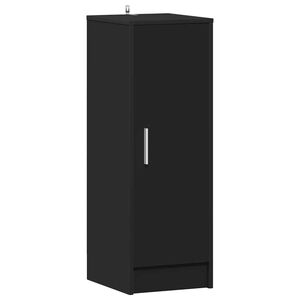 vidaXL Keng&auml;tkaapit 32 x 35 x 92 cm Musta 6 lokeroa kengille