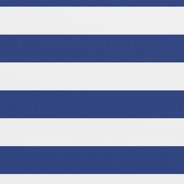 vidaXL Parvekkeen suoja sinivalkoinen 75x600 cm Oxford kangas