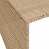 vidaXL Robottiruohonleikkurin katos beige 86x90x52/57 cm polyrottinki