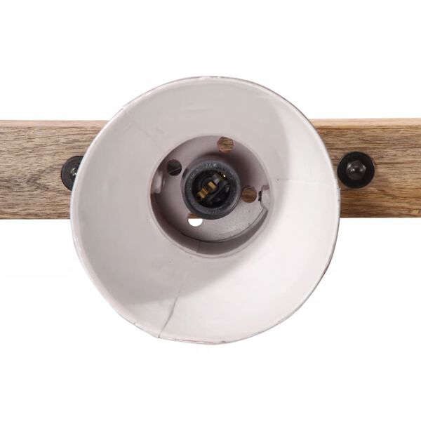 vidaXL Sein&auml;valaisin 25 W vanhennettu punainen 65x25 cm E27