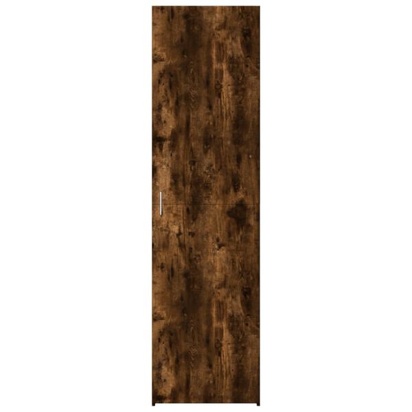 vidaXL Kaappi savutammi 50x42,5x185 cm tekninen puu