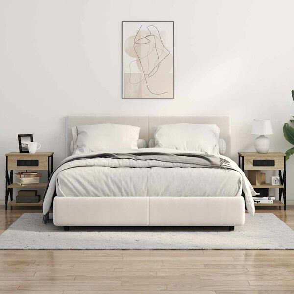 vidaXL Y&ouml;p&ouml;yt&auml;kaappi Sonoman tammi 41 x 31 x 51 cm Tekninen puu