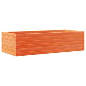 vidaXL Kukkalaatikko vahanruskea 90x40x23 cm t&auml;ysi m&auml;nty