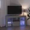 vidaXL Kulma LED TV -kaappi Harmaa Sonoma 106 x 40 x 50 cm