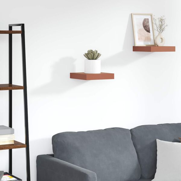 vidaXL Sein&auml;hylly Punainen 23 x 23,5 x 4 cm Tekninen puu