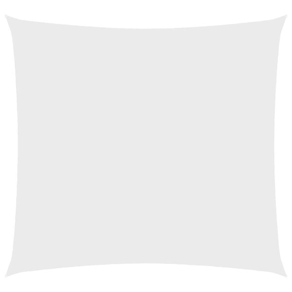 vidaXL Aurinkopurje Oxford-kangas neli&ouml;nmuotoinen 5x5 m valkoinen