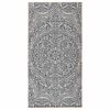 vidaXL Ulkomatto Flatweave 80x150 cm sininen kuvio
