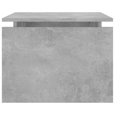 vidaXL Sohvapöytä betoninharmaa 68x50x38 cm lastulevy