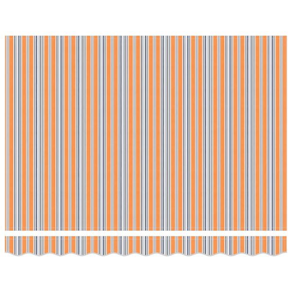 vidaXL Vetoutuva markiisi Moniv&auml;rinen 250 x 200 cm kangas