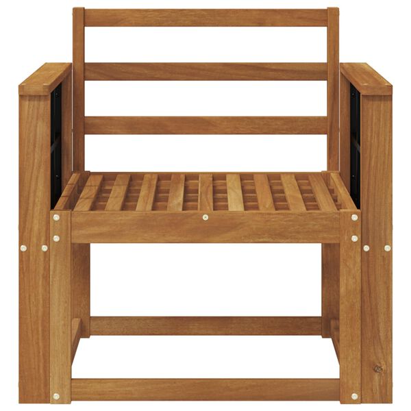 vidaXL Ulkosohva Tihe&auml; akasiapuu Luonnollinen