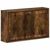 vidaXL Sein&auml;lle asennettava kenk&auml;kaappi EDE 71 x 17 x 43 cm Savutammi