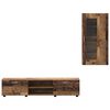 vidaXL TV-tasosetti laatikon kanssa FLORIN Vanha puu Tekninen puu